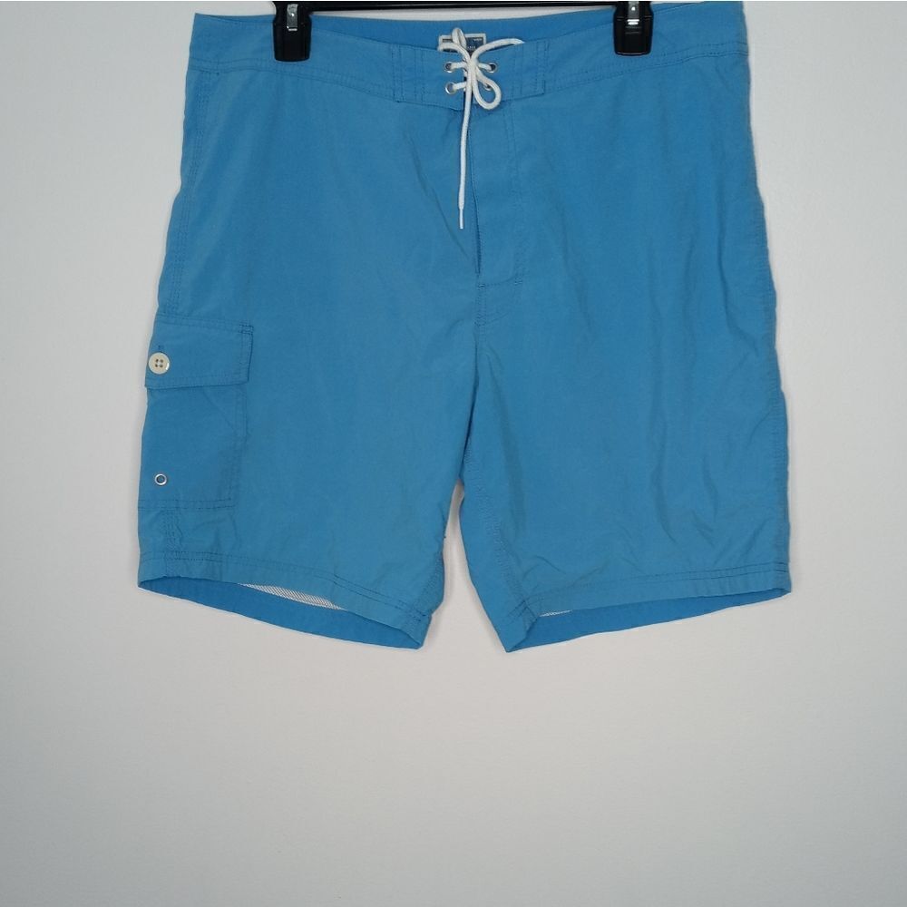 J. Crew blue swim trunk size 34